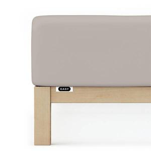 Пружинный лист джерси с эластаном Schlafgut, серебряный