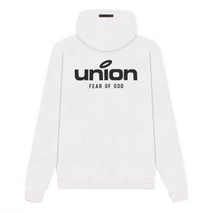 Толстовка Fear of God Essentials FW21 Vintage Hoodie x Union LA 'White', белый