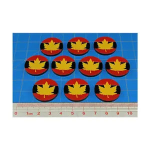 Премиальные печатные жетоны крупных фракций времен Второй мировой войны — Канадское Содружество, Token Sets - WWII Factions & Flags