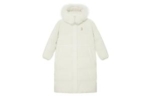 MLB Бейсбольная куртка пуховик Boston Red Sox женская тёмно-кремовая, Dark Cream