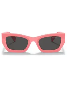 Солнцезащитные очки Miu Glimpse в прямоугольной оправе Miu Miu Eyewear, розовый