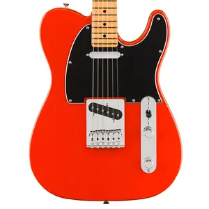 Электрогитара Fender Player II Telecaster - кораллово-красная с грифом из клена