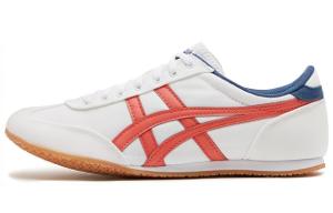 Кроссовки Machu Racer Lifestyle унисекс с низким верхом белого/оранжевого цвета Onitsuka Tiger