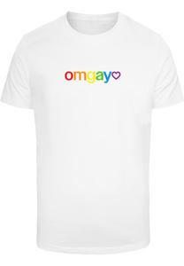 Рубашка Mister Tee OMGay, белый