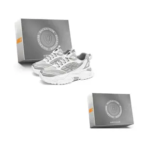 HACKBUTEER Мужские низкие массивные кроссовки Box в сером цвете, цвет Gray (Box)