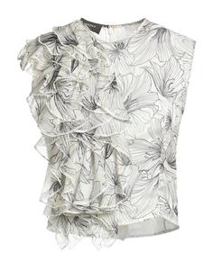 Топ Rochas, кремовый