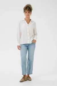 Блузка creidy на пуговицах Cream, Whisper White Melange