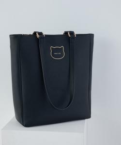 Вертикальная сумка-шоппер, совместимая с форматом A4, PJA-B1277, Big Cat Metal