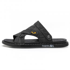 LEXON Тапочки-слайды мужские черные