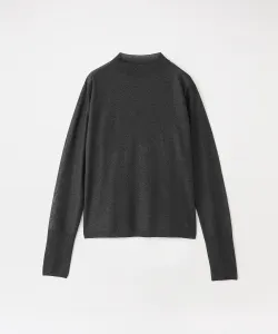 Прозрачный хлопковый топ высокой вязки Loveless, цвет Black