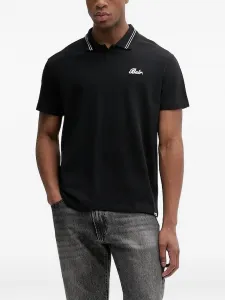 Рубашка поло с полосками на воротнике Balr., черный