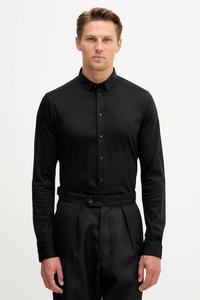 Хлопковая рубашка MARCO Mos Mosh, черный