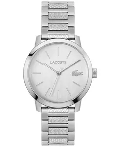 Мужские часы Metropole на стальном браслете серебристого оттенка, 39 мм Lacoste