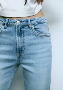 Узкие джинсы Stradivarius, Light Blue Denim