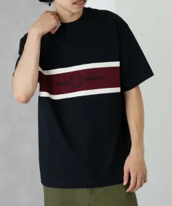 Футболка Fred Perry с вышитой панелью M2405