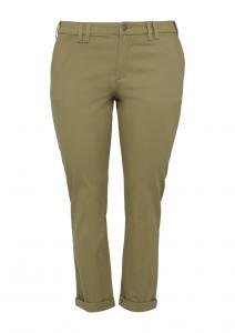 Узкие брюки-чинос QS, хаки