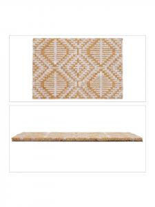 Коврик relaxdays Kokos, цвет natur/weiß - 60 x 40 cm