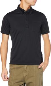 Рубашка-поло LIFEMAX 4,3 унции, на пуговицах, с покрытием Polygiene, унисекс, для взрослых, черный