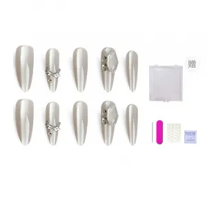 Искусственные ногти для женщин ORANOT, Long M, Suitable For Chubby Hand[Includes Storage Box]16-12-13-12-9