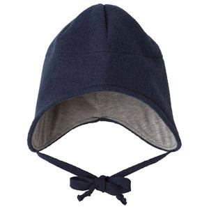 Детская шапочка-ушанка Disana, индиго