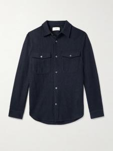 Рубашка из чесаной шерсти MR P., синий