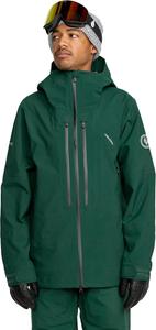 Куртка Volcom Mens Guide Gore-tex 3l Shell - водонепроницаемость 30k, технология Recco Rescue, технология Zip, Black Green