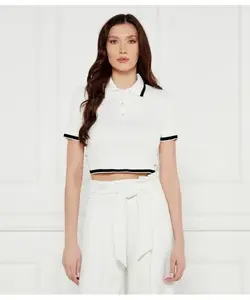 Футболка поло Cropped fit Marc Cain, бежевый