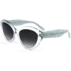 Солнцезащитные очки Kate Spade 55 мм серые, зеленый