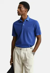 Выцветшая рубашка поло Gant, Royal Blue