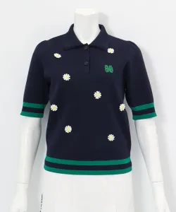 Вязаная рубашка-поло Margaret Archivio, цвет Navy (060)