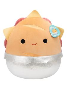 Мягкая игрушка Squishmallows "Сэндвич с фрикадельками" светло-коричневого цвета - для детей от 6 лет и старше
