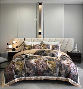 Generic Комплект постельного белья V-Intage American Print Luxury 1000TC из египетского хлопка