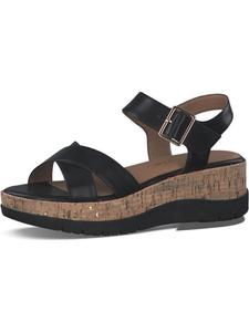 Сандалии на плоской подошве Tamaris, черный