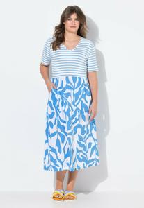 Платье из джерси V-AUSSCHNITT 1/2 ARM OEKO-TEX LAURASØN, светло-голубой