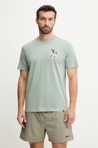 Хлопковая футболка MLB Detroit Tigers 47 Brand, зеленый