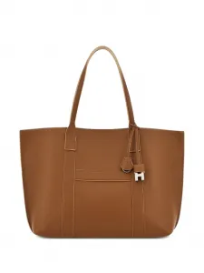 Сумка-тоут с подвеской Hogan, коричневый