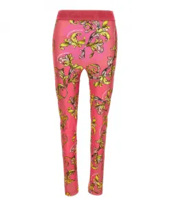 Розовые штаны Versace Jeans Couture, розовый