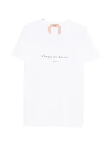 Футболка с надписью Nº21, белый