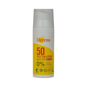 Derma Sun, антивозрастной солнцезащитный крем для лица SPF 50, 50 мл