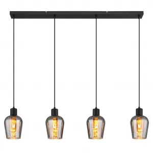 Подвесной светильник RYAN E27 1 шт. Подвесная лампа/люстра/столовая/гостиная/стол для обеда Globo Lighting, черный