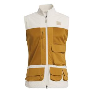 Жилет adidas Adicross Full-Zip Golf Vest 'Beige Brown'