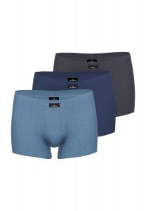 Брюки Tower, 3 пары, одинарный трикотаж, мужские GÖTZBURG, цвет 631 Blue Dark Melange