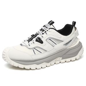 Дышащие и легкие низкие повседневные туфли для мужчин ZUOSAISI, White