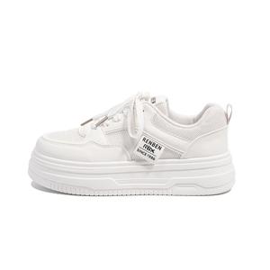 Скользоустойчивые, износостойкие, дышащие низкие женские скейтерские туфли RENBEN, белый