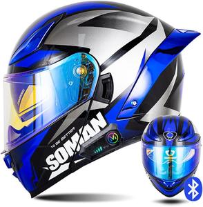 Шлем женский YEATLM JY06, черный / синий