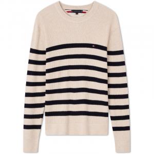 Tommy Hilfiger Джемпер мужской бежевый белый navy blue