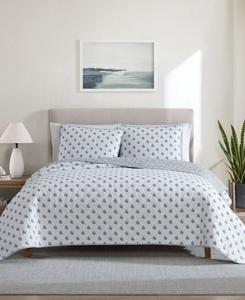 Двусторонний комплект постельного белья Coral Beach, 2 предмета, размер Twin Nautica, синий