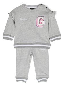 Givenchy Kids спортивный костюм с нашивкой-логотипом, серый
