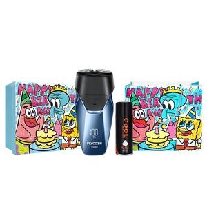 FS889 бритва поворотная с двумя головками плавающая портативная FLYCO, синий