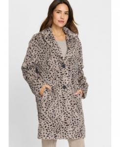 Женское пальто из искусственного меха Olsen, Dark taupe